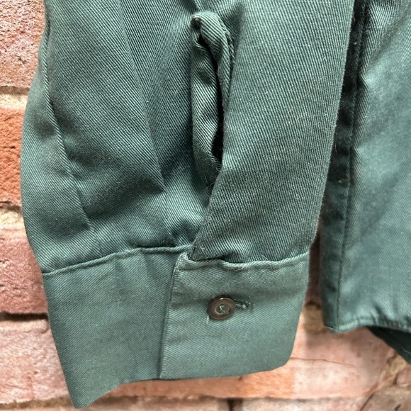 Vintage 70s Carhartt Button Down Work Shirt Made In Canada Medium - Picture 3 of 5